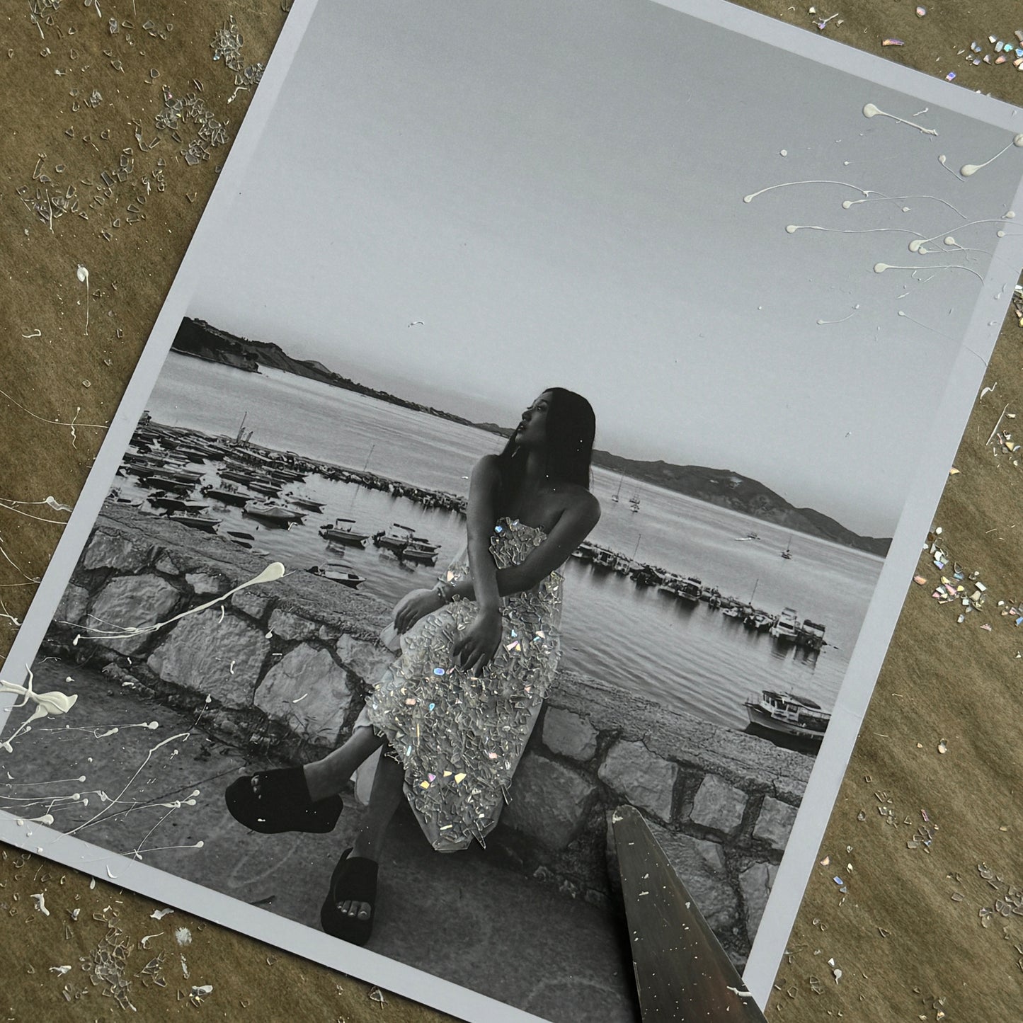 Personalisierte Glitter Prints