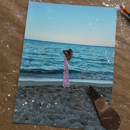 Personalisierte Glitter Prints